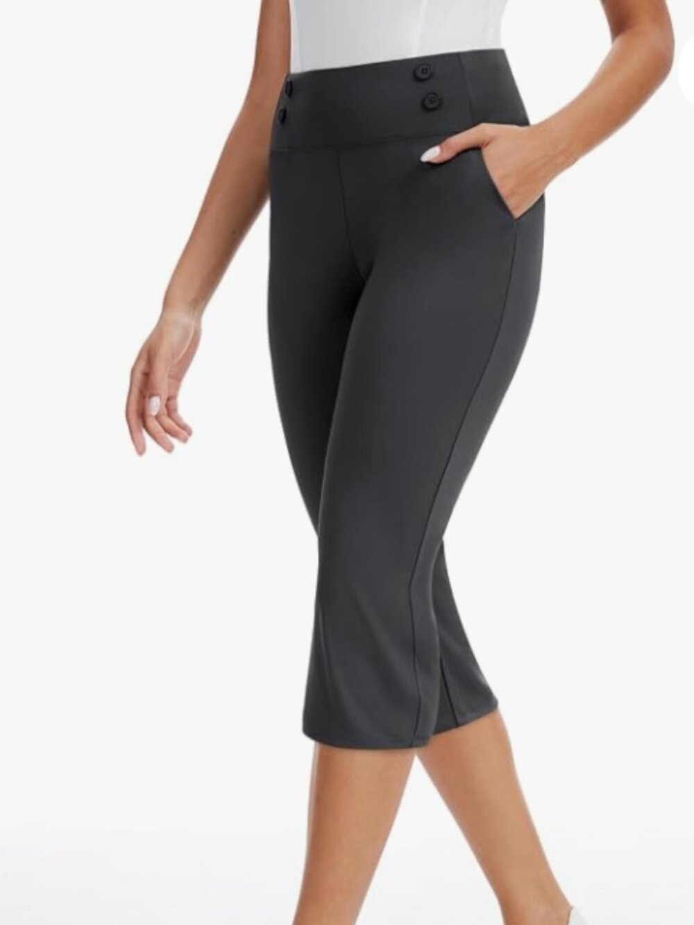 Movvoche SPF 50+ UV-Block Stretch Capri Pants